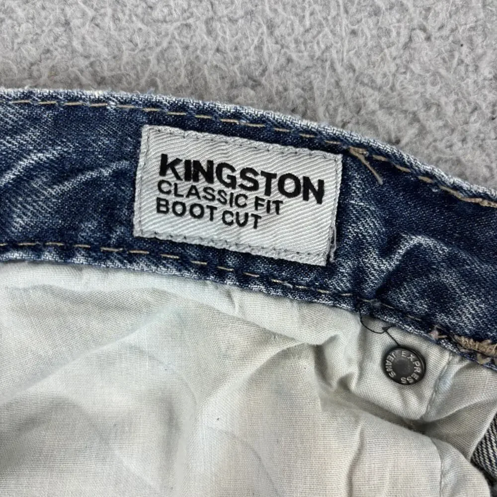 Y2k Express Kingston Jean Mens 32x31 Classic Fit Boot Cut Denim Western Workwear